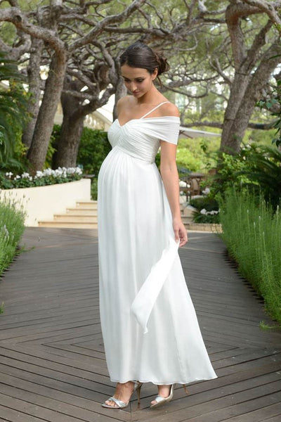 Chiffon Maternity Wedding Dress for Photo Shoot – loveangeldress