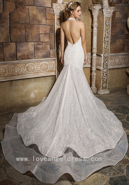 Buy Backless Bridal Gown Online In India -  India