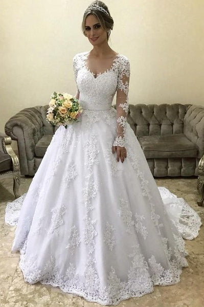 Gorgeous Long Sleeve Wedding Dresses for Winter Brides