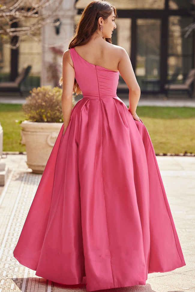  Analyzing image     floor-length-one-shoulder-prom-dresses-with-pockets-1