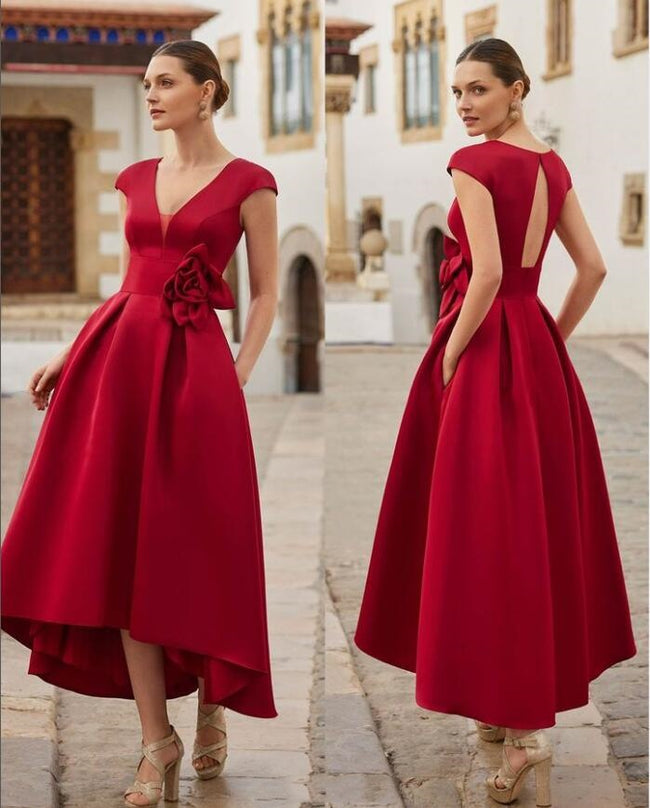 red-high-low-prom-gown-with-pockets-and-flower-sash-1