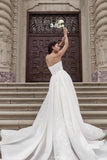 ruching-strapless-wedding-gown-with-side-split-1