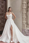 ruching-strapless-wedding-gown-with-side-split-2