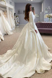 satin-long-sleeves-wedding-gowns-with-boat-neck-1