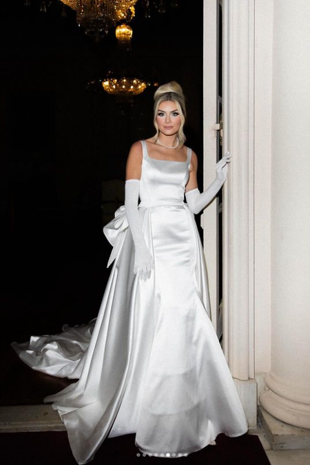 Lace Chiffon White Beach Bridal Gown for 2022 Summer Wedding