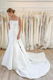 square-neck-satin-bridal-gown-with-bow-sash-backless