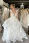 appliques-plunging-v-neck-wedding-gown-with-horsehair-skirt