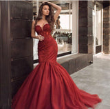 appliques-red-mermaid-evening-dresses-with-tulle-skirt-1