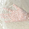 Beaded Sequins Embroidery Transparent Mesh Fabric for Dress Diy Material