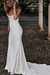 chic-boho-wedding-dress-2020-ruching-neckline