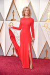 christine-lahti-red-satin-long-sleeves-prom-celebrity-dresses