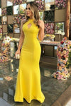 crossed-haler-yellow-long-evening-gowns-mermaid-skirt