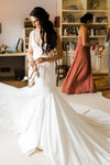 fit-flare-long-train-wedding-dress-v-neckline-1