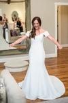 fit-flare-simple-bridal-dress-with-off-the-shoulder