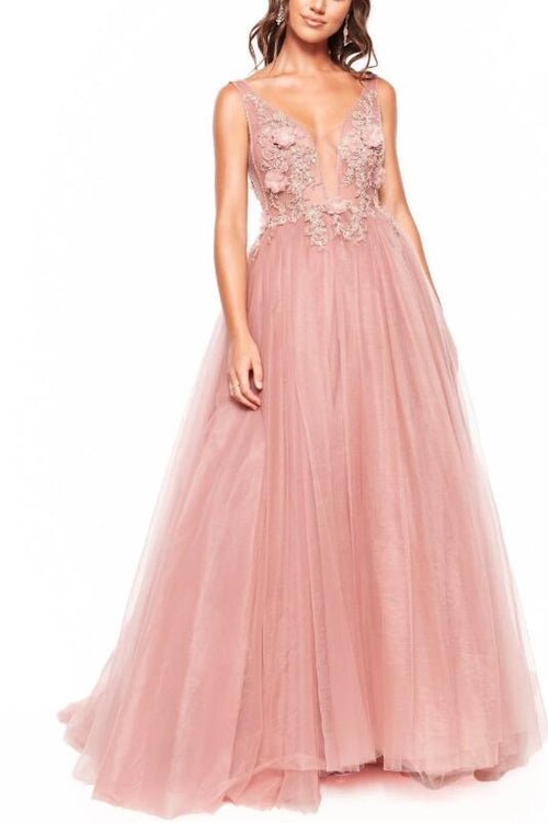 flower-tulle-blush-pink-prom-dress-with-beaded-lace-v-neckline