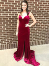 full-length-velvet-burgundy-prom-evening-dresses-with-side-slit-1