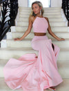 halter-straps-pink-two-piece-prom-dresses-with-mermaid-skirt