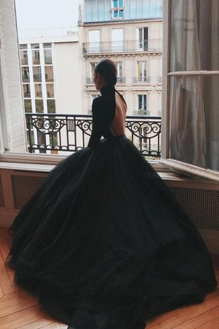 Big black ball gowns best sale