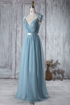 illusion-lace-cap-sleeves-bridesmaid-dresses-with-chiffon-skirt