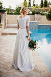 jewel-neck-lace-a-line-chiffon-wedding-dresses