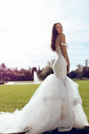 lace-off-the-shoulder-mermaid-wedding-dress-with-layered-tulle-skirt-1