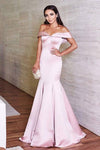 light-pink-mermaid-evening-dress-with-pleated-off-the-shoulder