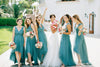 pleated-teal-hi-lo-bridesmaid-dresses-with-tulle-skirt-5