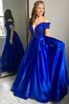 plunging-neckline-beaded-royal-blue-evening-formal-dress-near-me