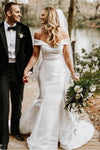 satin-mermaid-wedding-dresses-with-beaded-belt