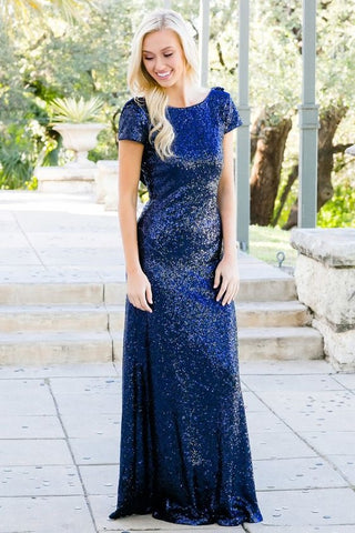 Blue sparkly shop bridesmaid dresses