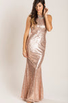    sleeveless-rose-gold-sequin-prom-gown-with-drapped-back