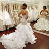 strapless-lace-wedding-gowns-with-mermaid-layers-skirt-2