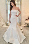 strapless-satin-mermaid-bridal-gown-with-bow-back