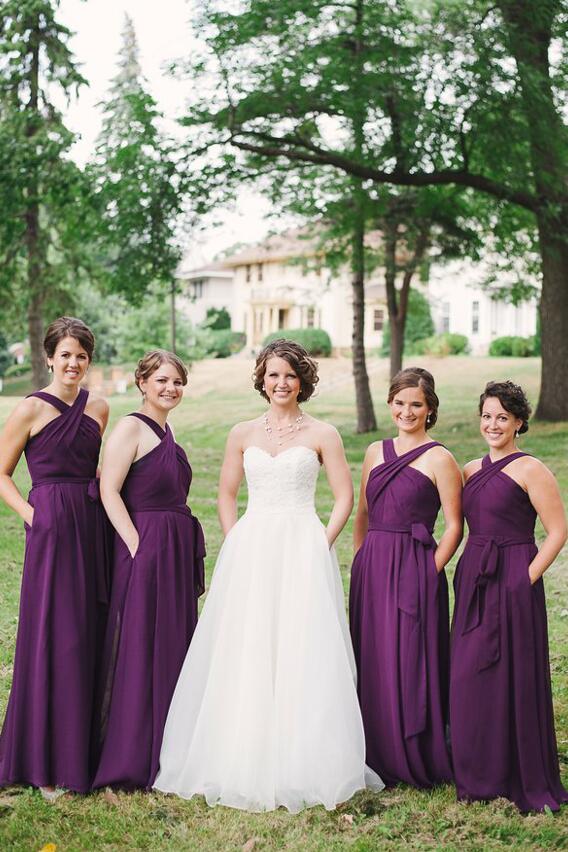 Buy Purple Bridesmaid Dress, Multiway Dress, Silk Bridesmaid Dress,  Infinity Dress, Satin Bridesmaid Dress, Lavender Dresses Lilac Mauve Long  Online in India - Etsy