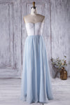 white-blue-chiffon-long-bridesmaid-gown-for-beach-weddings