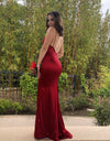 wine-red-long-slim-prom-gowns-spaghetti-straps